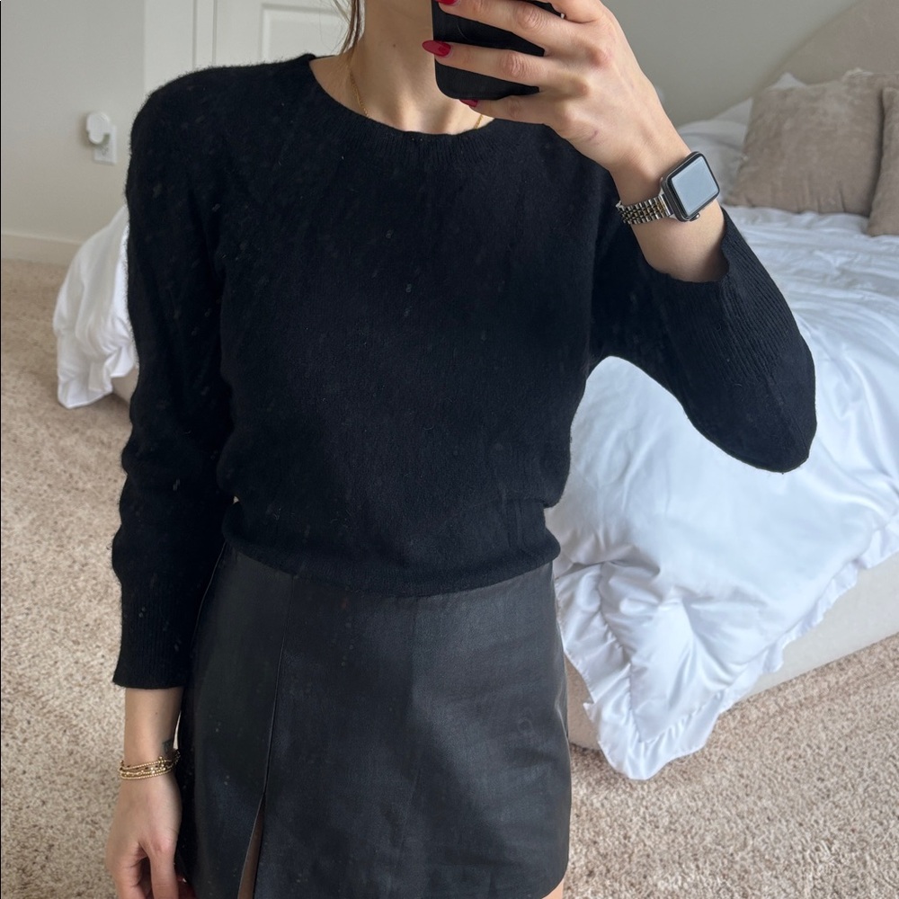 Milly bergdorf Goodman Black cashmere Women's Sweater